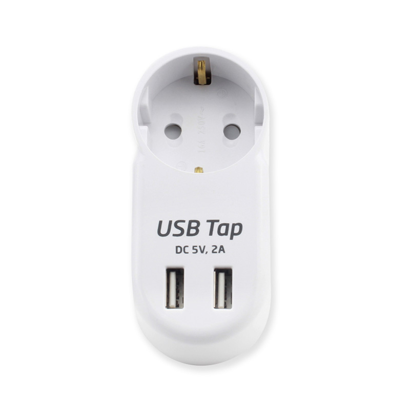 قابل حمل 1 خروجی سوکت بی سیم استاندارد EU با 2 درگاه USB قابل حمل 1 خروجی سوکت بی سیم استاندارد EU با 2 درگاه USB