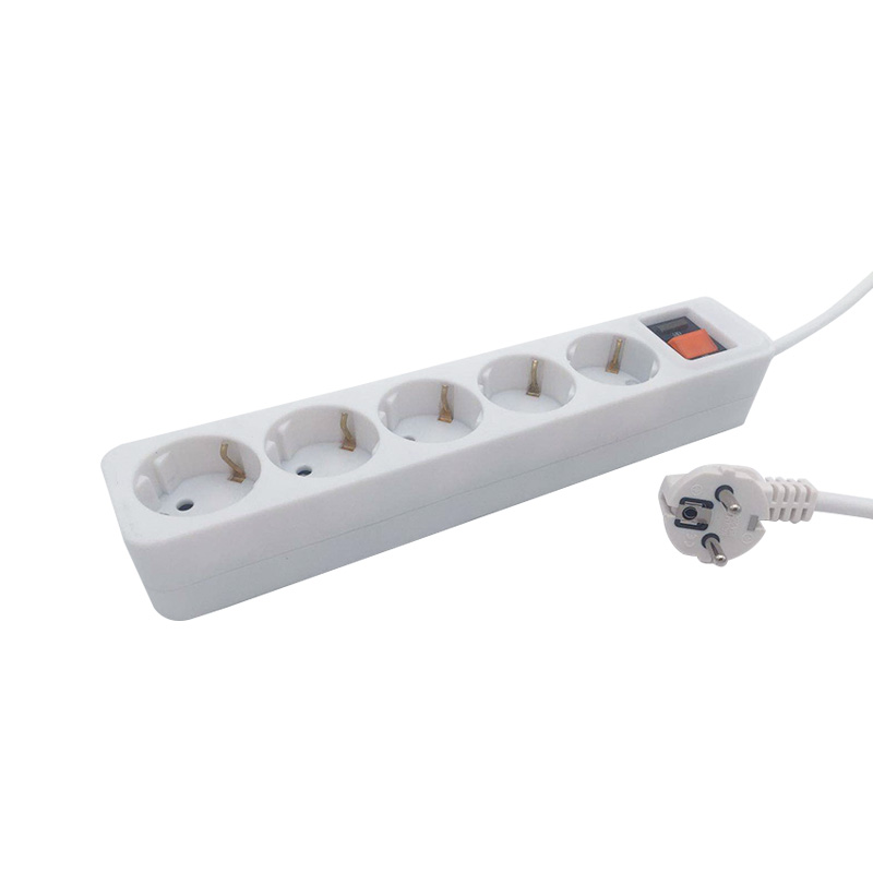مواد PP 1.0mm² 5 رسانه های سوکت استاندارد EU مواد PP 1.0mm² 5 رسانه های سوکت استاندارد EU